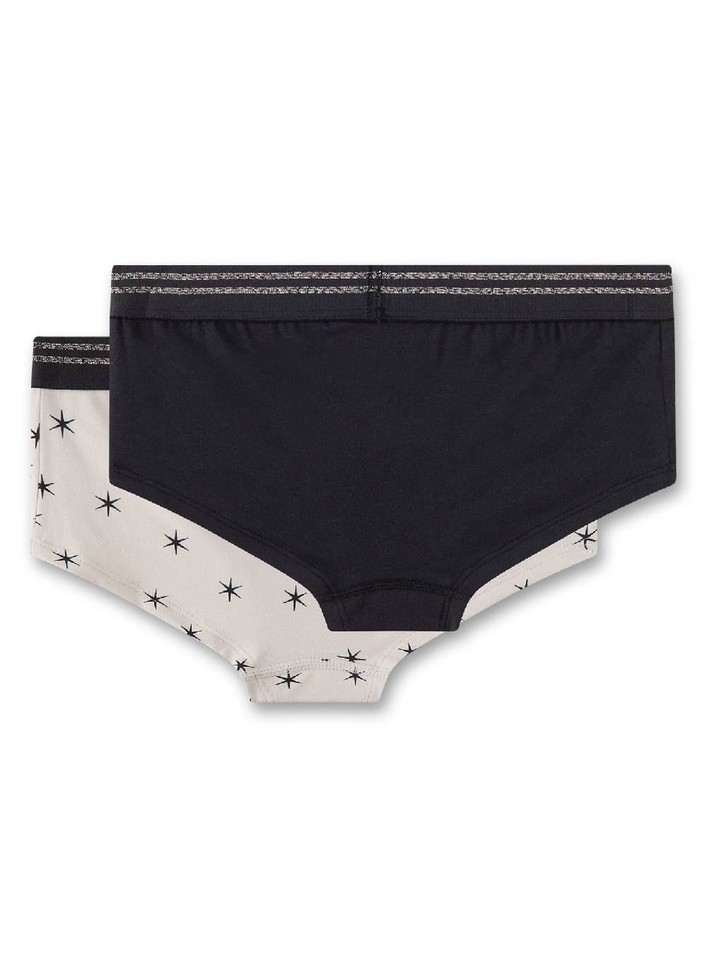 Sanetta Mädchen-Cutbriefs (Doppelpack) Off-White & Dunkelgrau Kostenloser Versand international