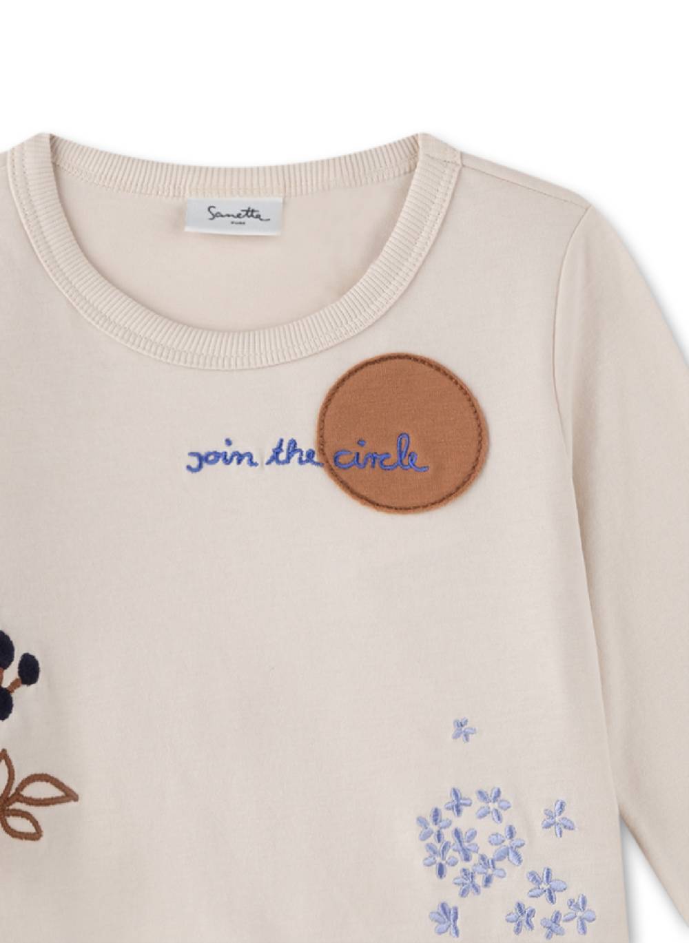Sanetta Mädchen-Langarmshirt Off-White Angebote
