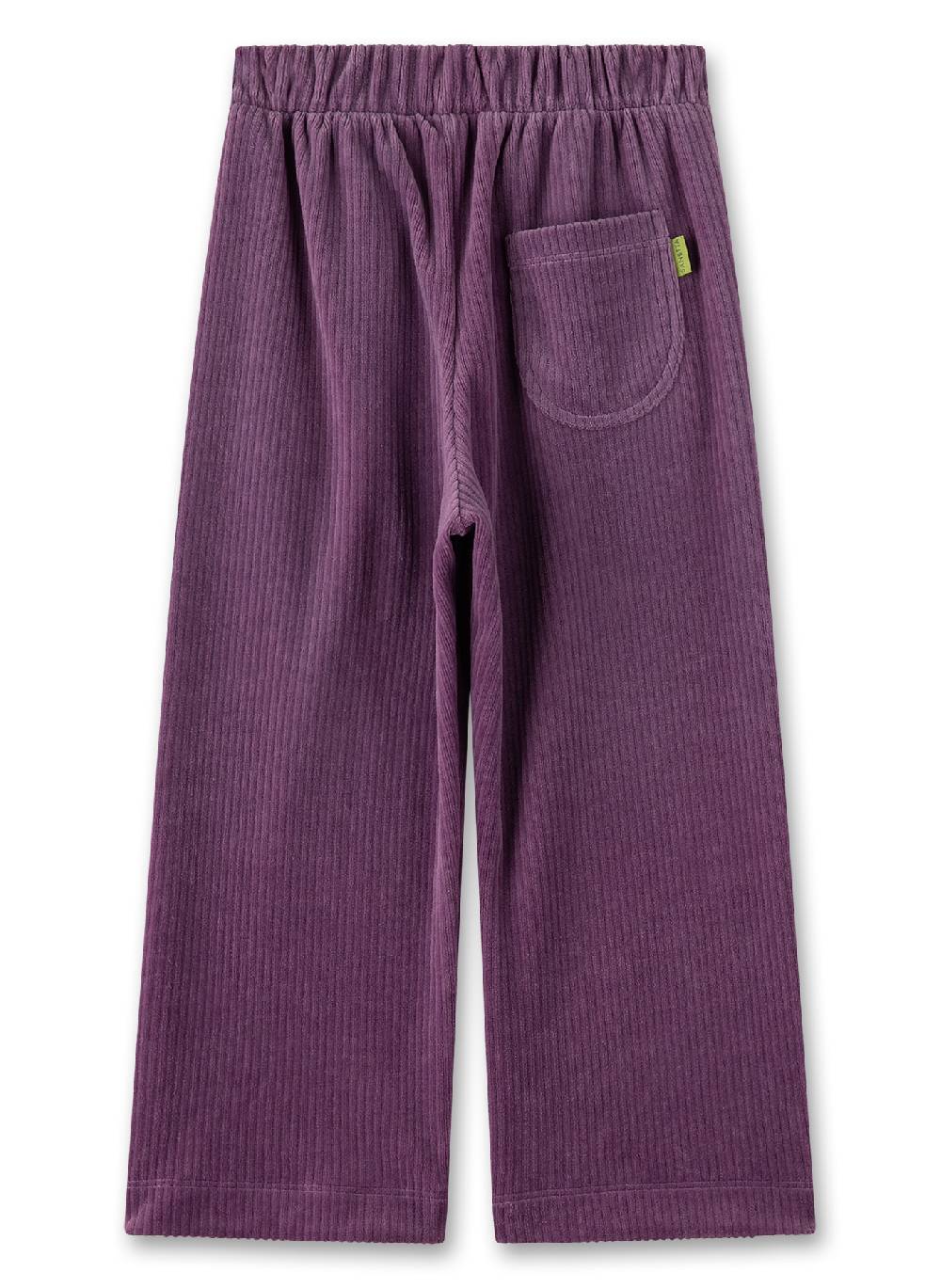 Sanetta Mädchen-Hose Lila aus Nicki im Angebot