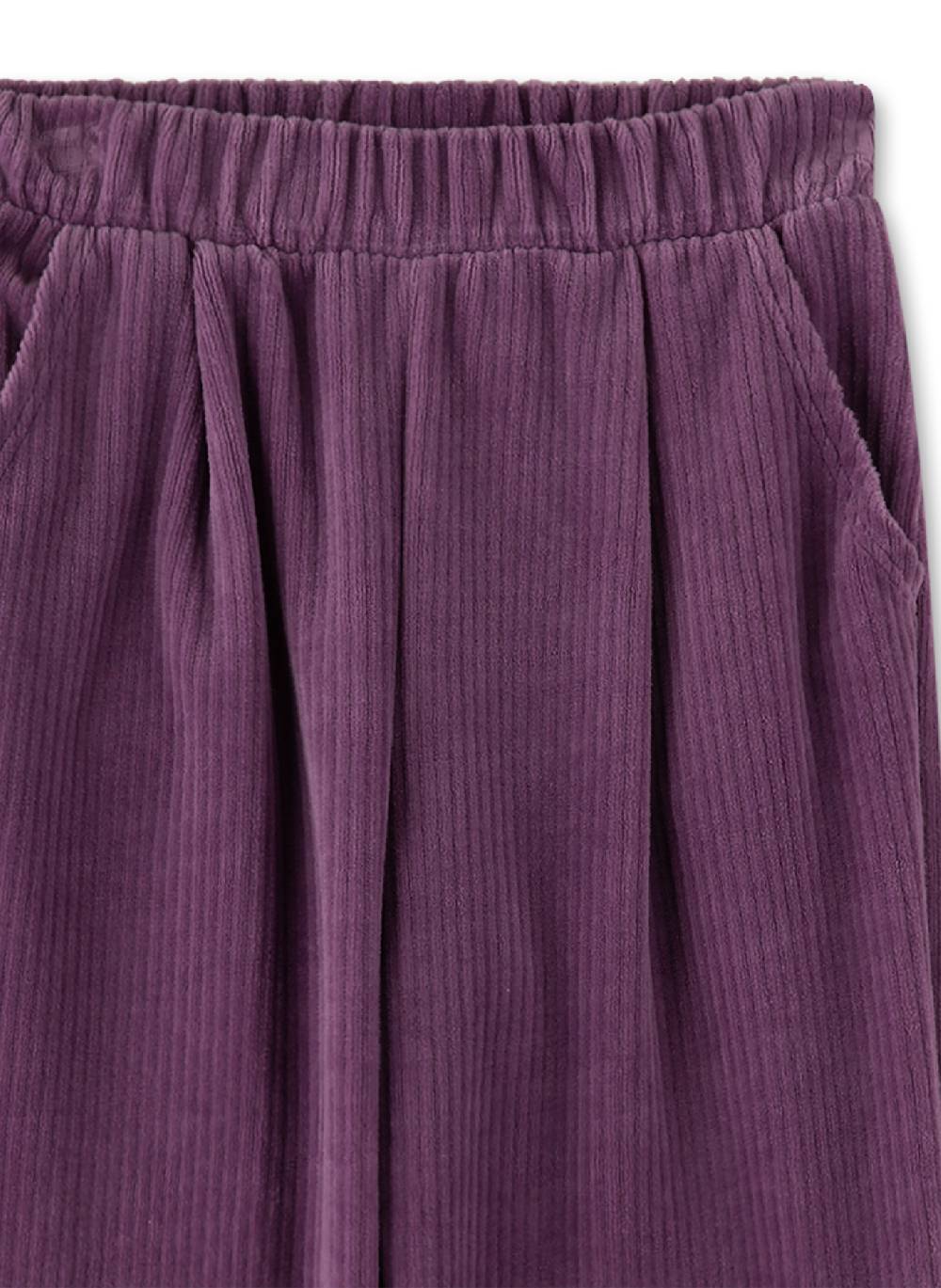 Sanetta Mädchen-Hose Lila aus Nicki im Angebot