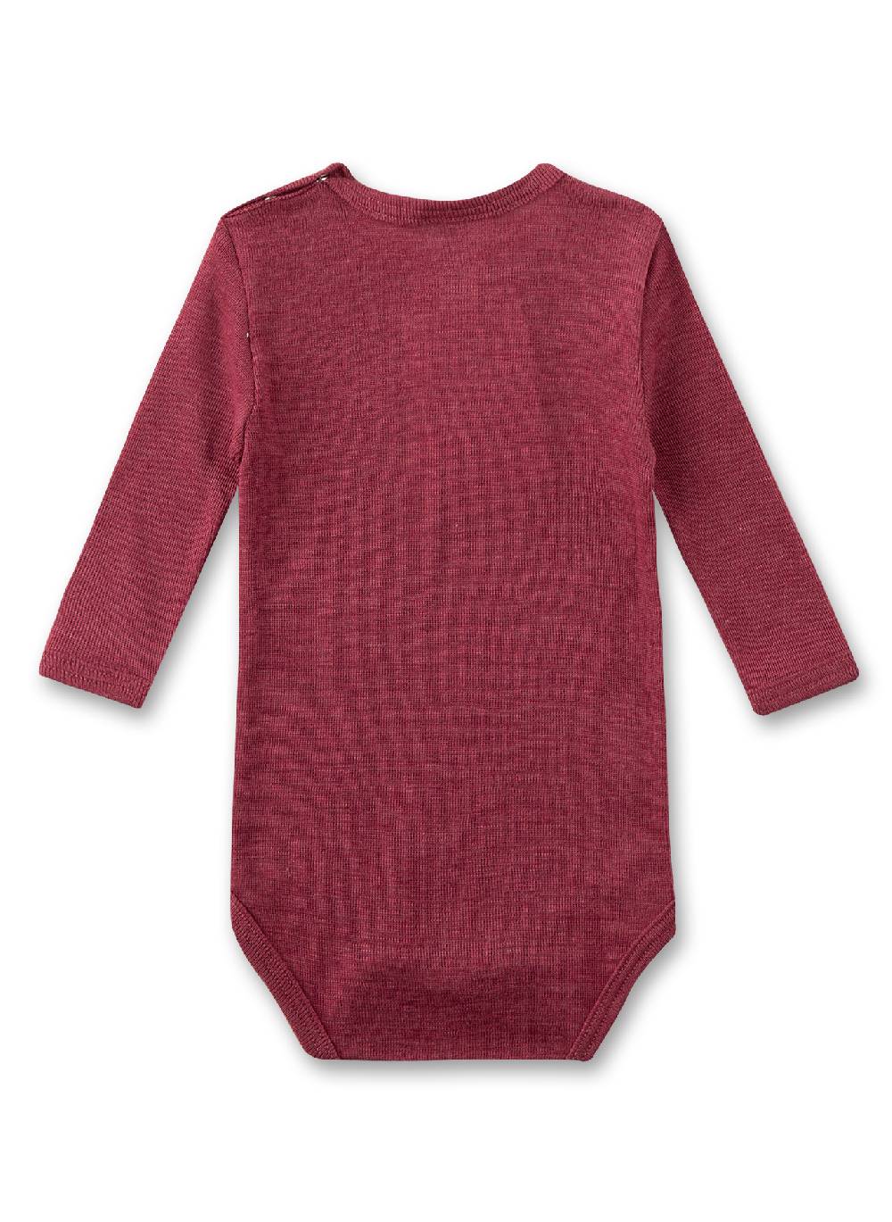 Sanetta Body langarm Rot aus Merino-Wolle & Seide Meist gekauft