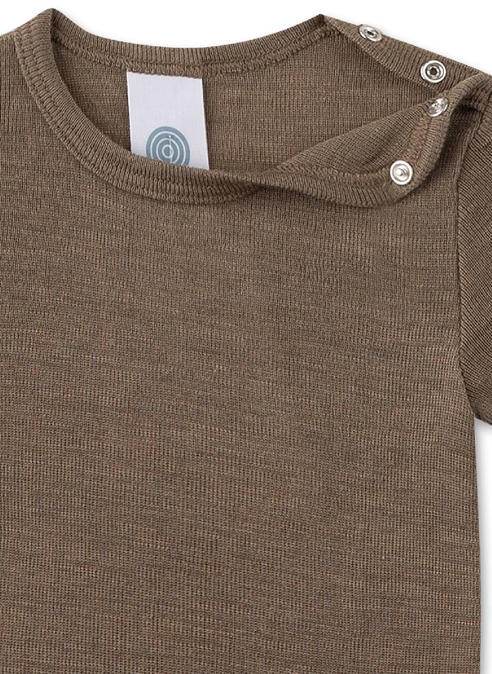 Sanetta Body halbarm Beige aus Wolle & Seide Black Friday