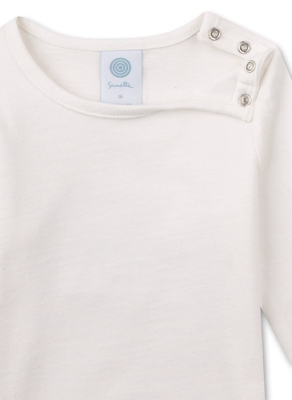 Sanetta Unisex-Langarmshirt Beige Lagerräumung