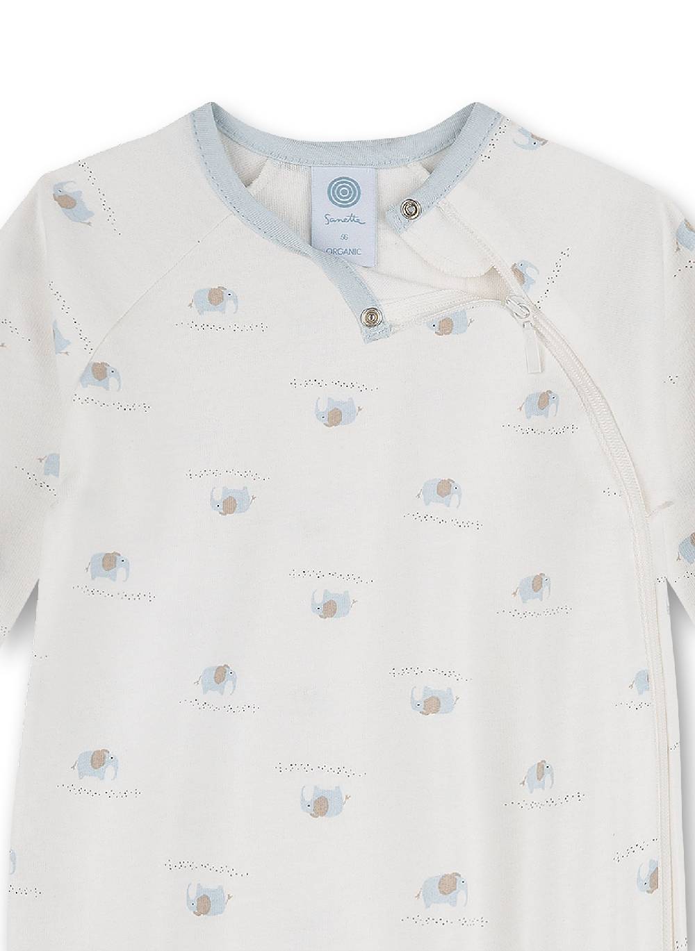 Sanetta Jungen-Overall Off-White Saisonale Angebote