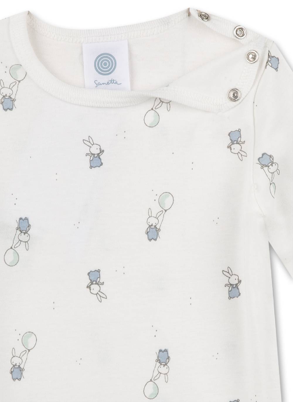 Sanetta Body langarm Off-White Tiefpreis