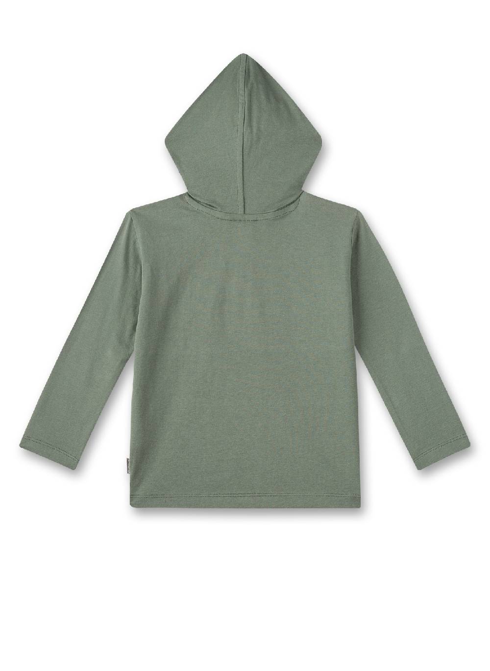 Sanetta Jungen-Langarmshirt mit Kapuze Grün 50% Rabatt für begrenzte Zeit