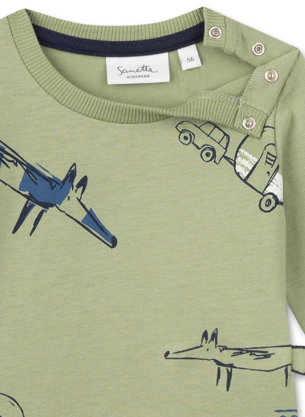 Sanetta Jungen-Langarmshirt Grün Rabatte dieses Monats