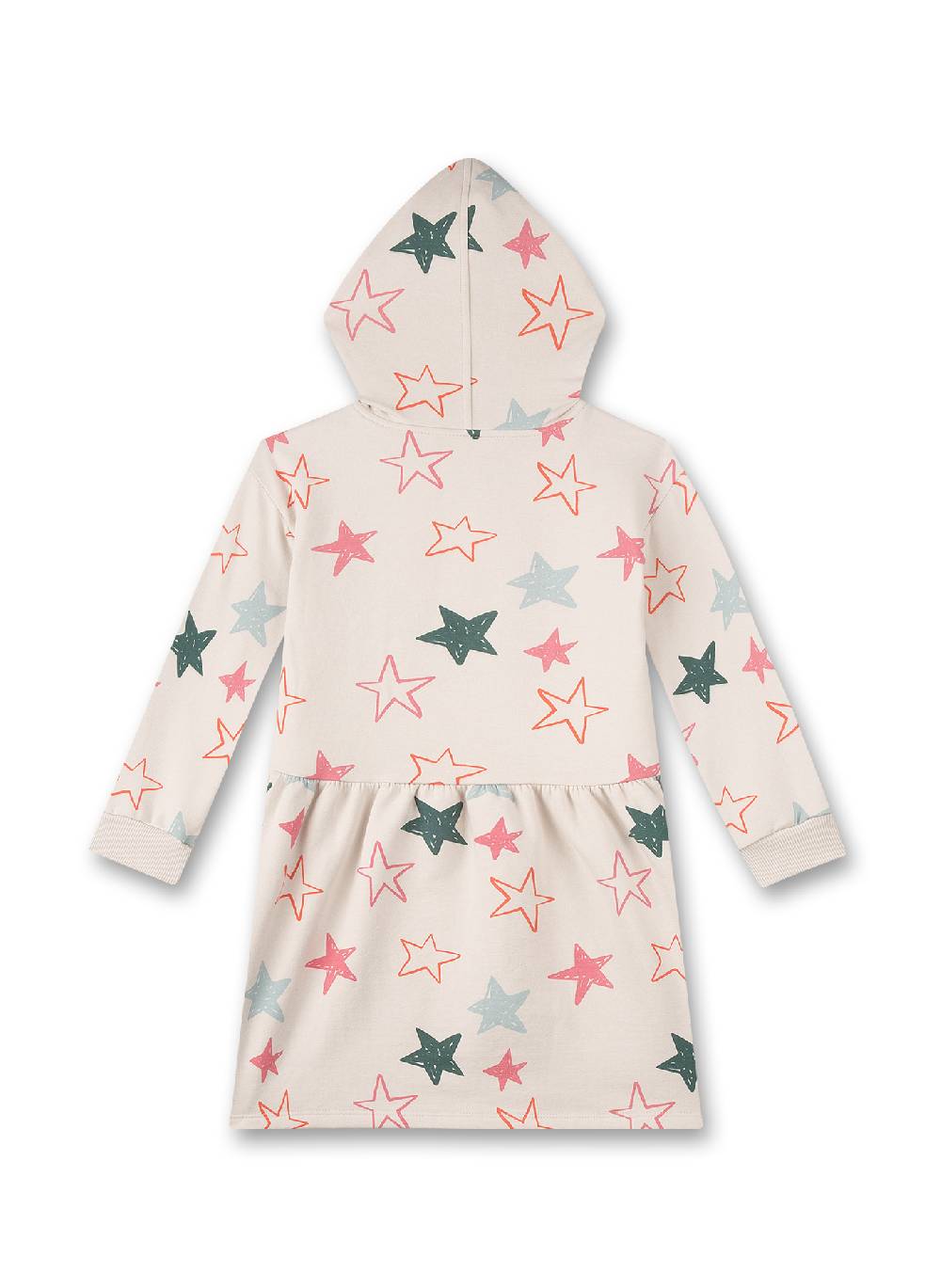Sanetta Mädchen-Sweatkleid mit Kapuze Beige Cyber Monday
