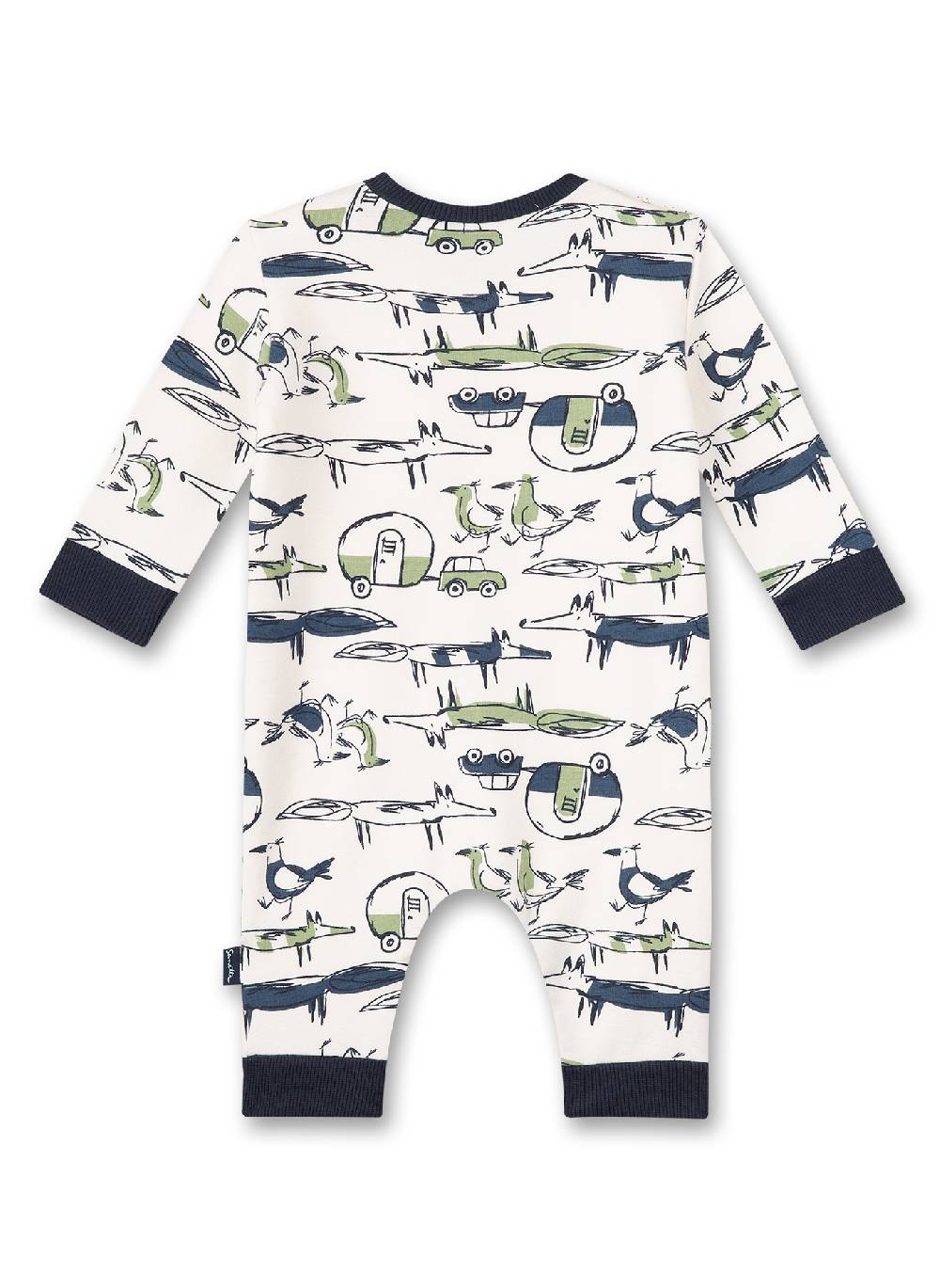 Sanetta Jungen-Sweatoverall Off-White Weihnachtsangebot