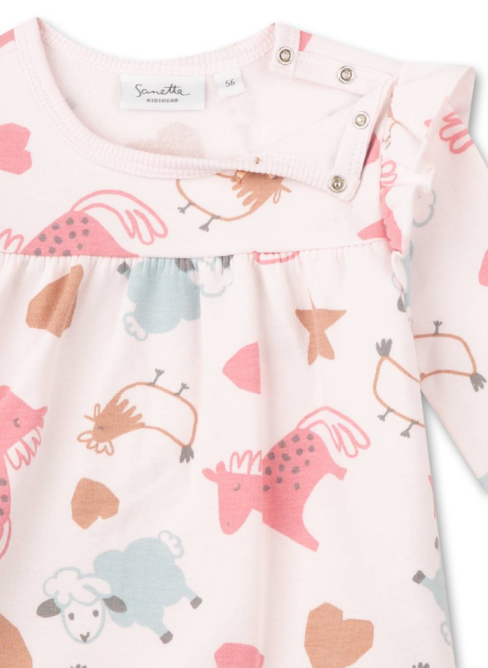 Sanetta Mädchen-Kleid Rosa Osterangebot