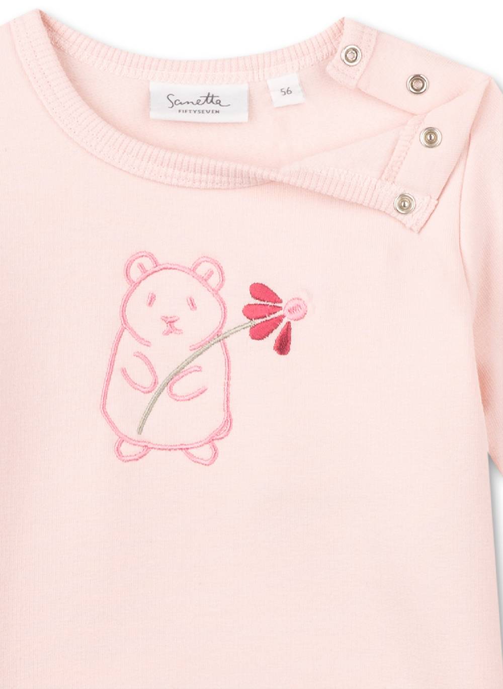 Sanetta Mädchen-Shirt langarm Rosa Räumungsverkauf