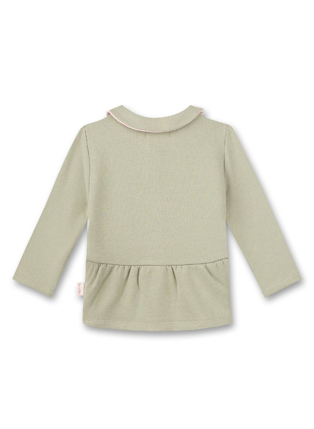 Sanetta Mädchen-Sweatjacke Grün mit Kragen Kauf eins, bekomm eins gratis