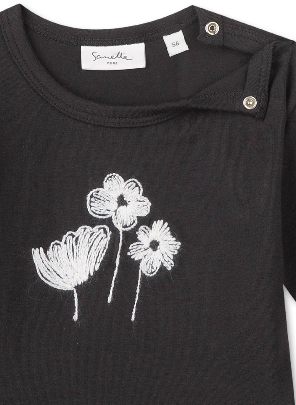 Sanetta Mädchen-Shirt langarm Dunkelgrau Wochenangebot