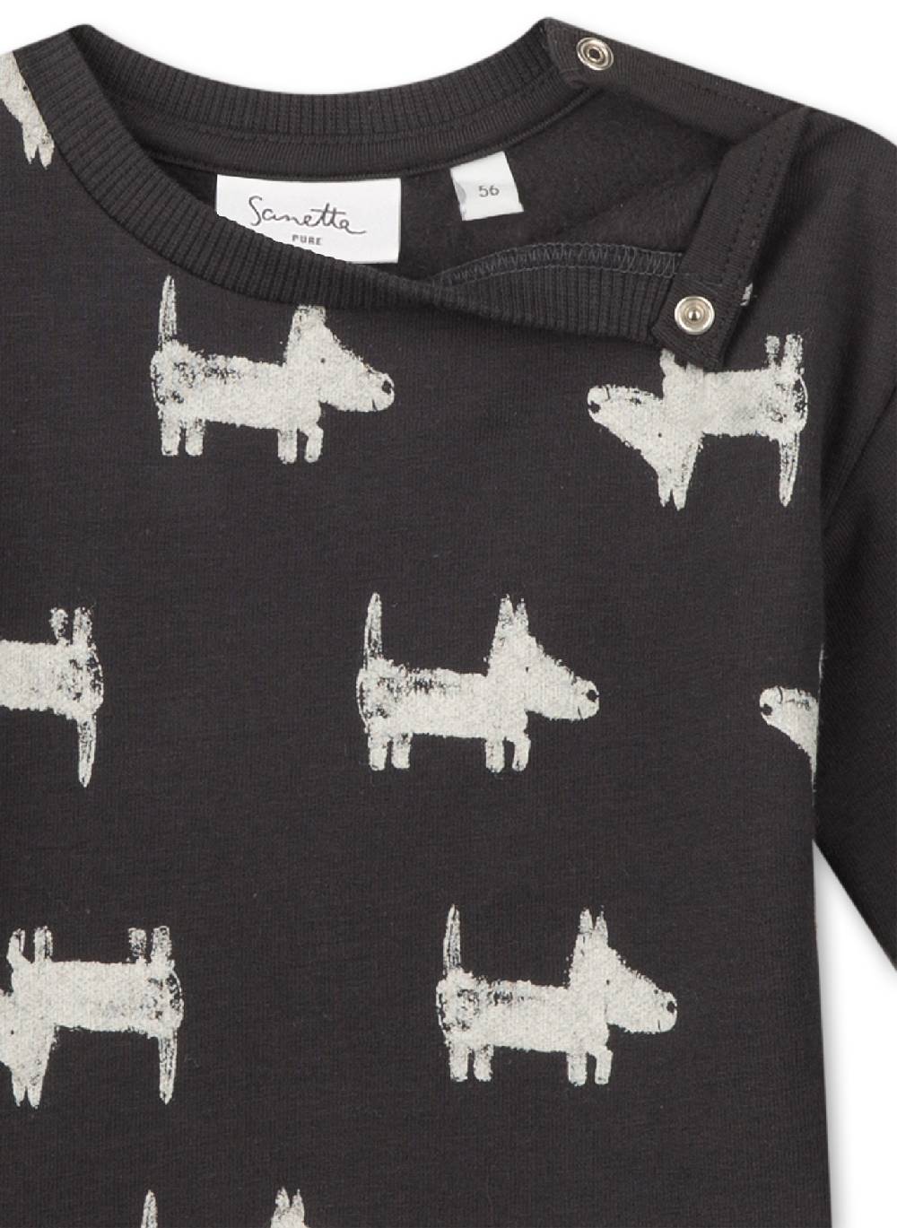 Sanetta Jungen-Sweatshirt Dunkelgrau Letzte 3 Tage