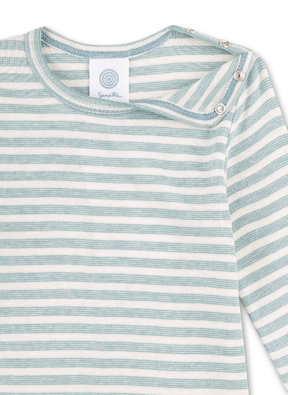 Sanetta Baby-Body langarm Blau Bis zu 55% Rabatt