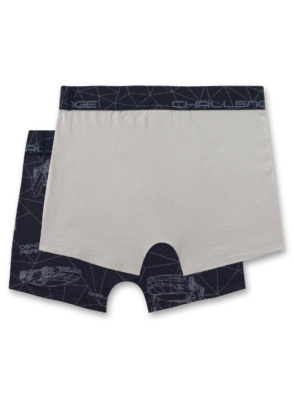 Sanetta Jungen-Hipshorts (Doppelpack=) Blau & Grau Rabatte dieses Monats