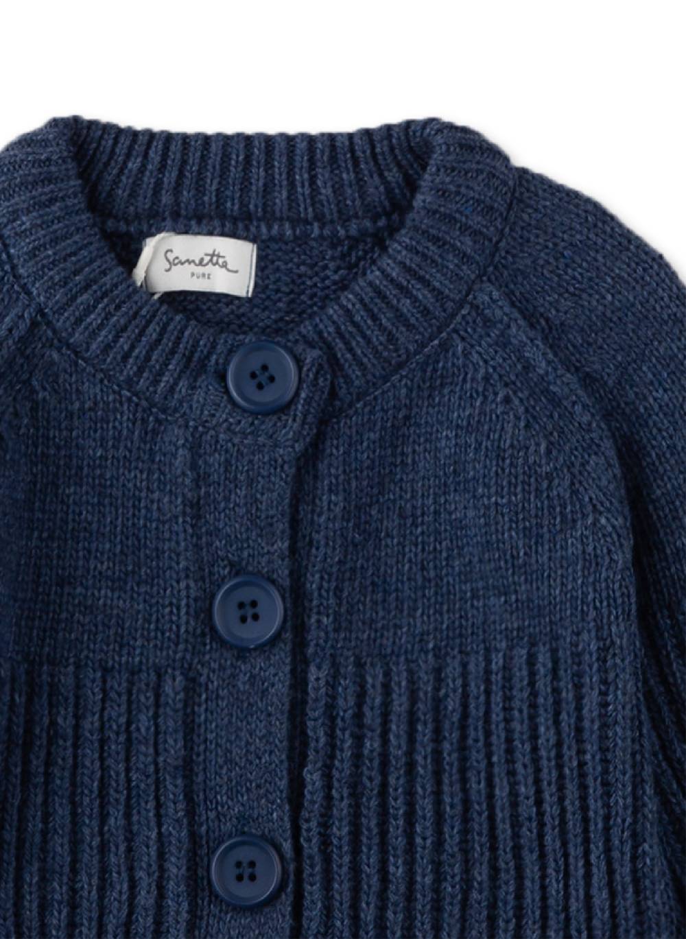 Sanetta Strickjacke Blau Online