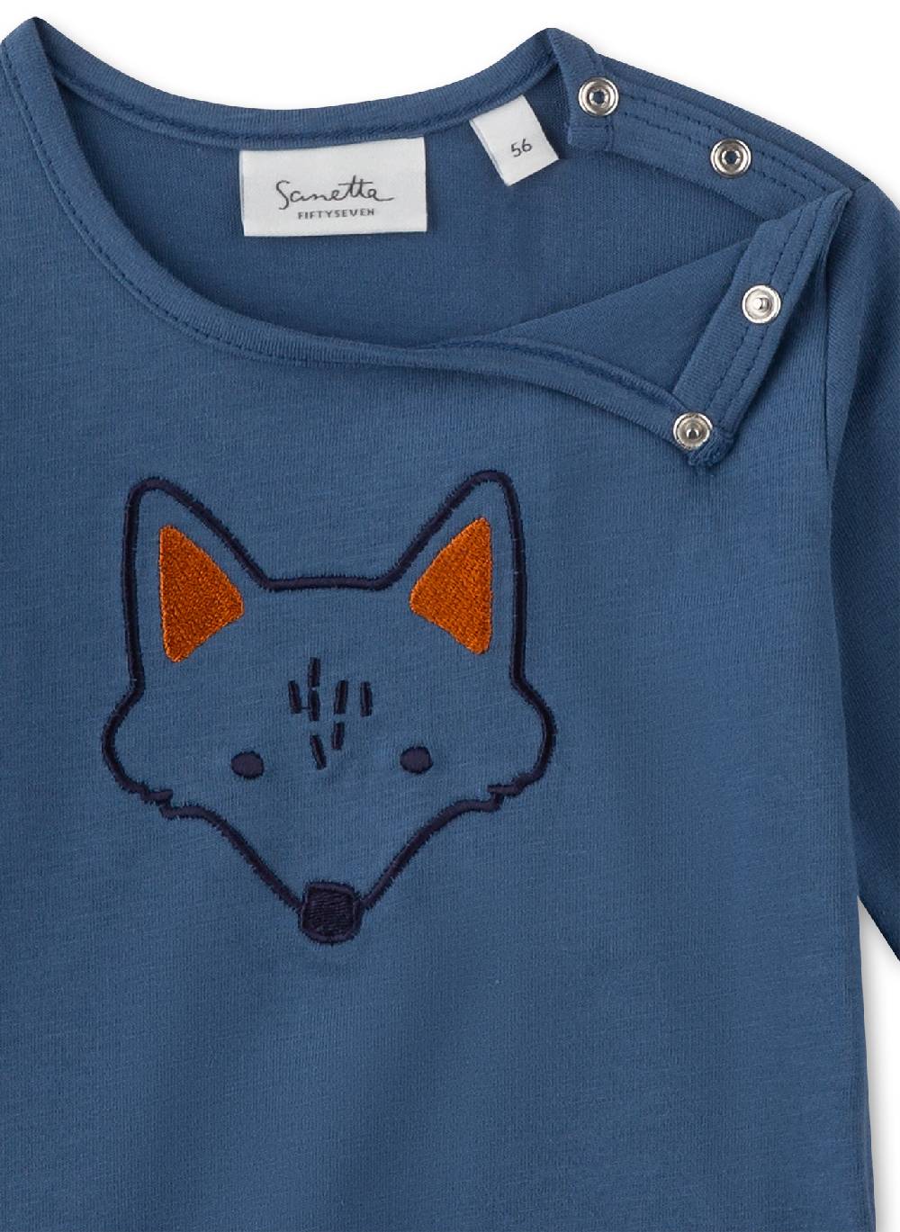 Sanetta Jungen-Langarmshirt Blau Blitzverkäufe