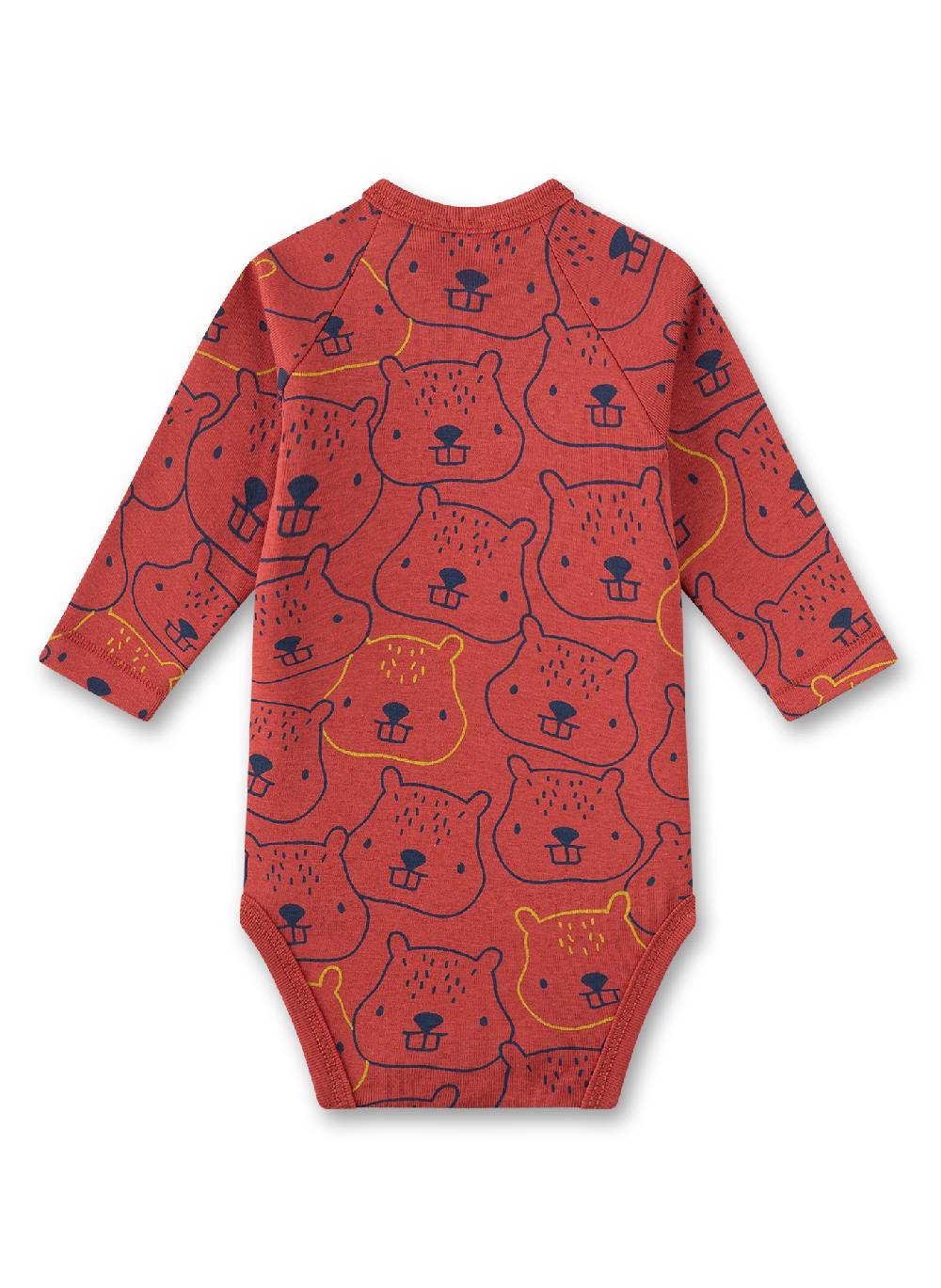 Sanetta Wickelbody langarm Rot Sonderangebot