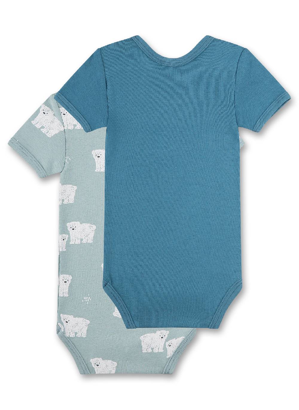 Sanetta Baby-Body langarm (Doppelpack) Blau Rabatt