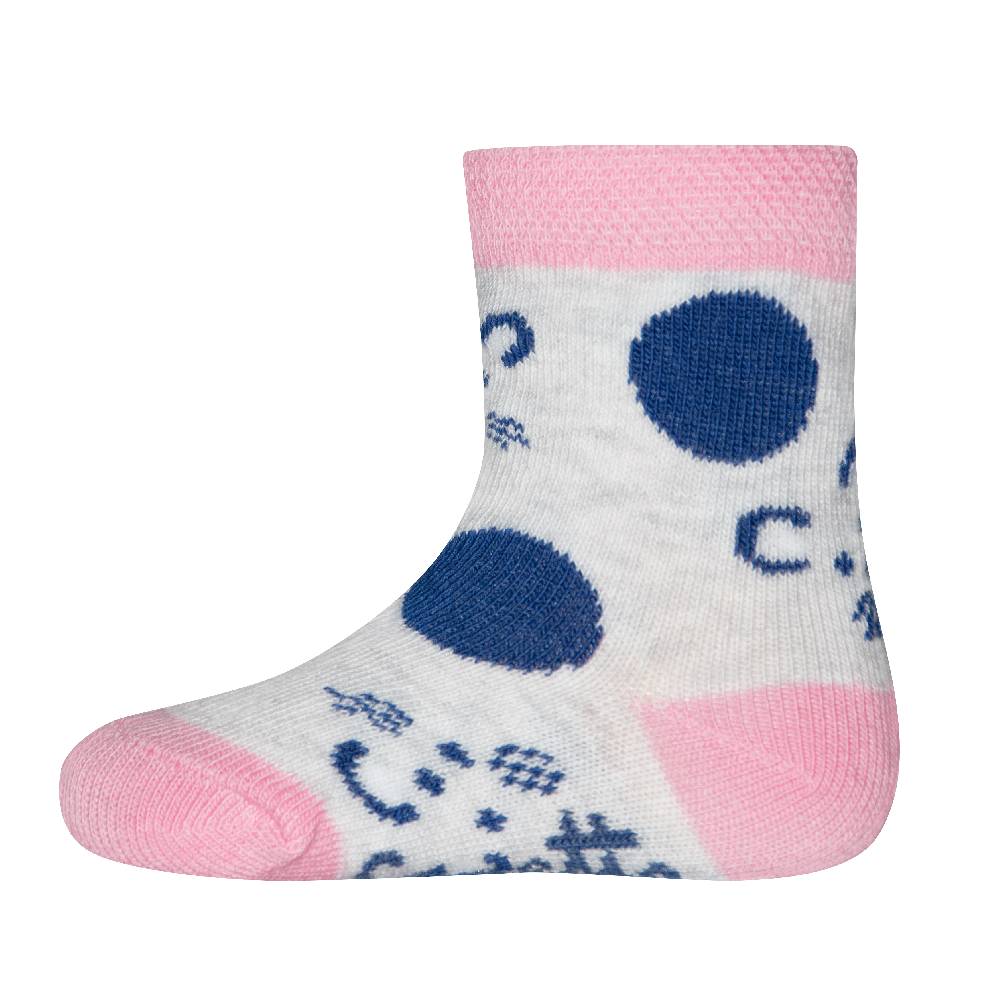 Sanetta Mädchen-Socken (Doppelpack) Graumelange und Pink Muttertagsangebot