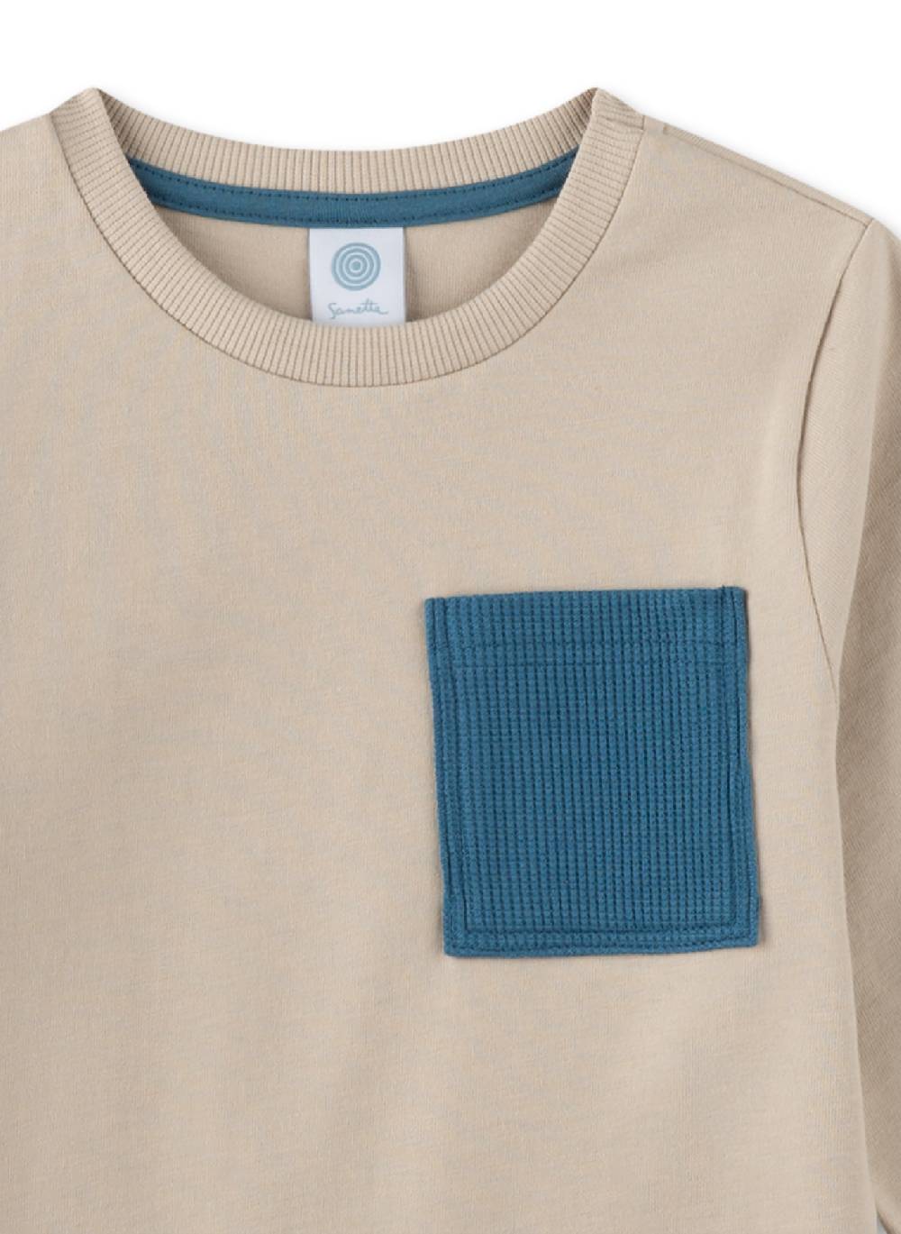 Sanetta Jungen-Schlafanzug Beige Letzter Tag