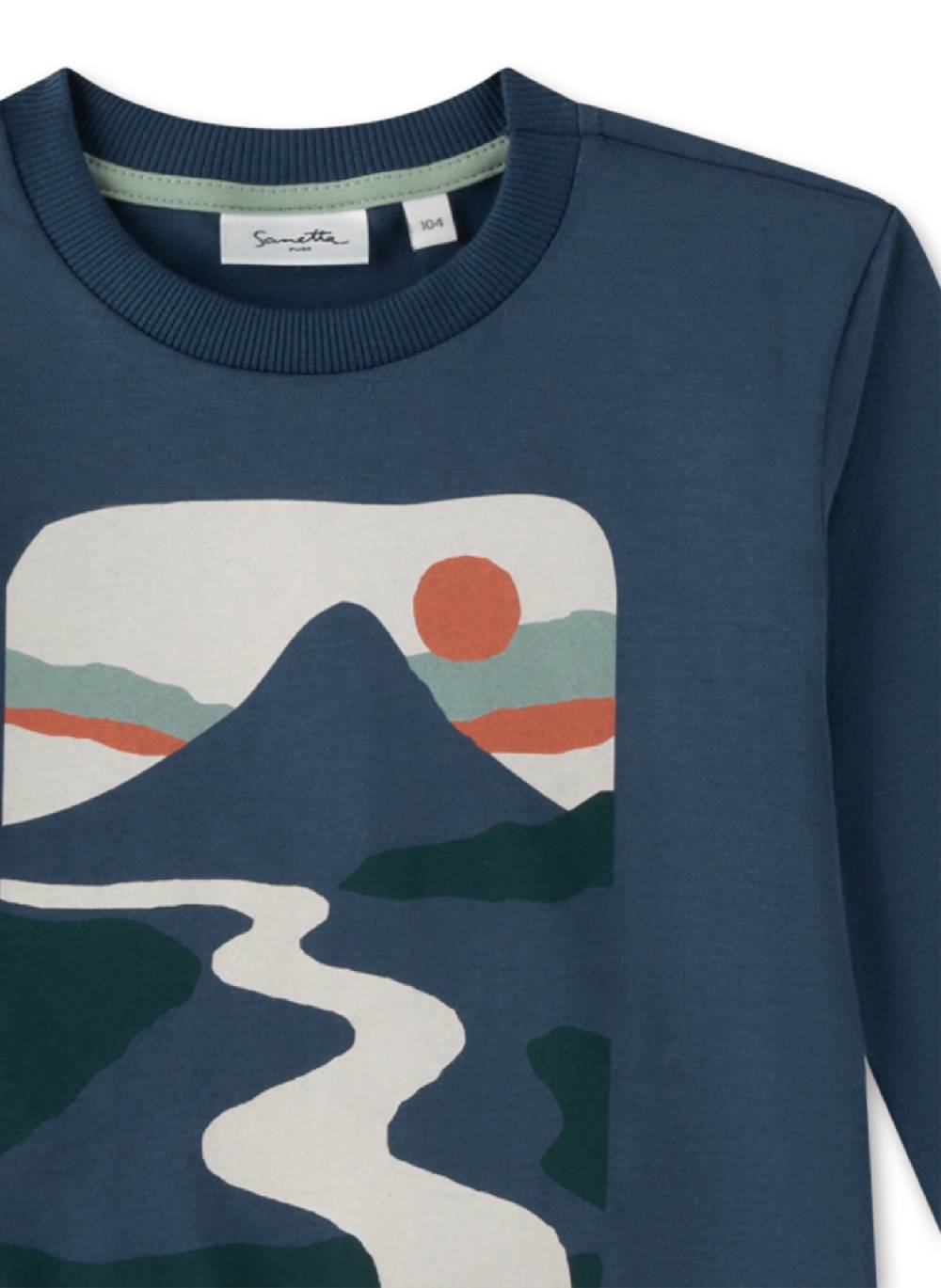 Sanetta Jungen-Langarmshirt Blau Nur für heute