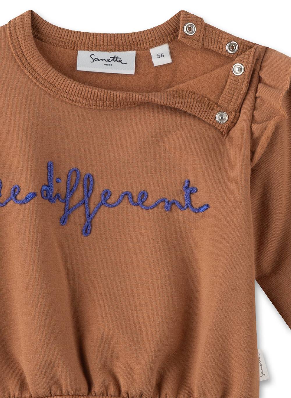 Sanetta Mädchen-Sweatshirt Braun Nur noch ein Tag übrig
