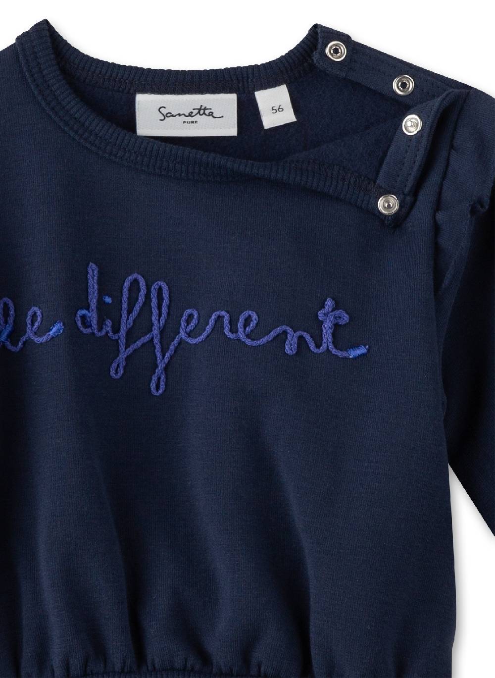 Sanetta Mädchen-Sweatshirt Blau Kostenloser Versand international