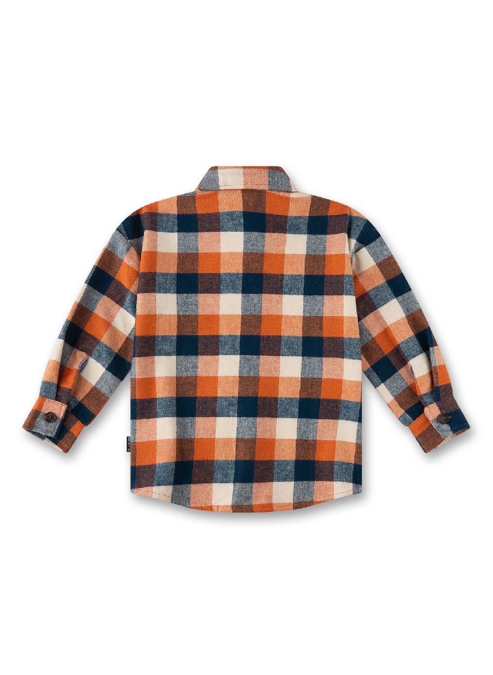Sanetta Jungen-Hemd Orange Schlussverkauf