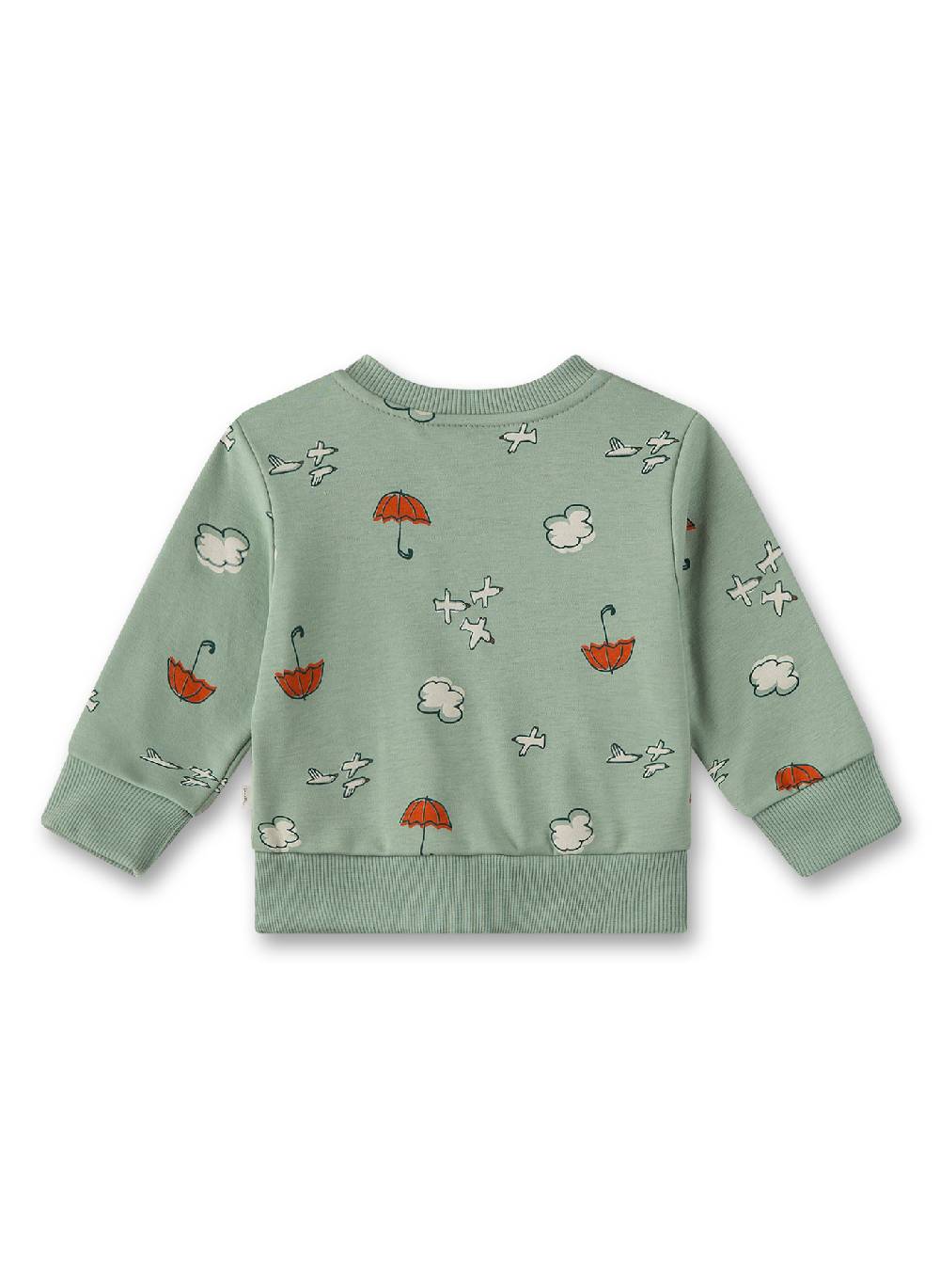 Sanetta Jungen-Sweatshirt Grün Blitzverkäufe