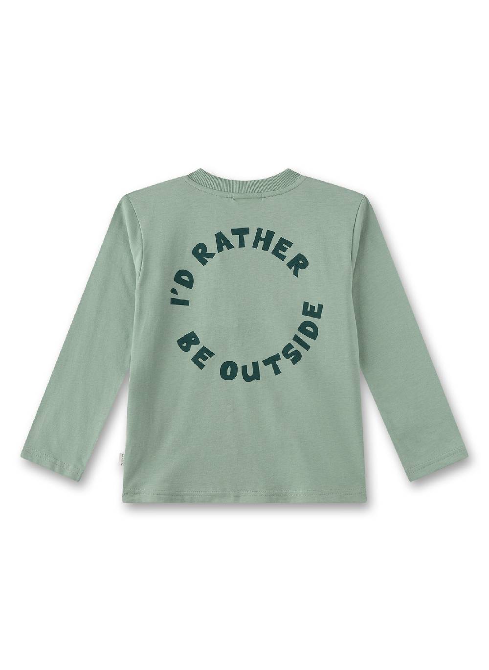 Sanetta Jungen-Langarmshirt Grün Fabrikpreis