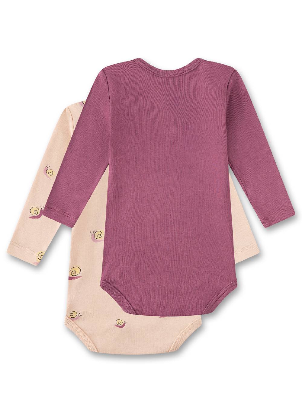 Sanetta Baby-Body langarm (Doppelpack) Beige Vatertagsangebot