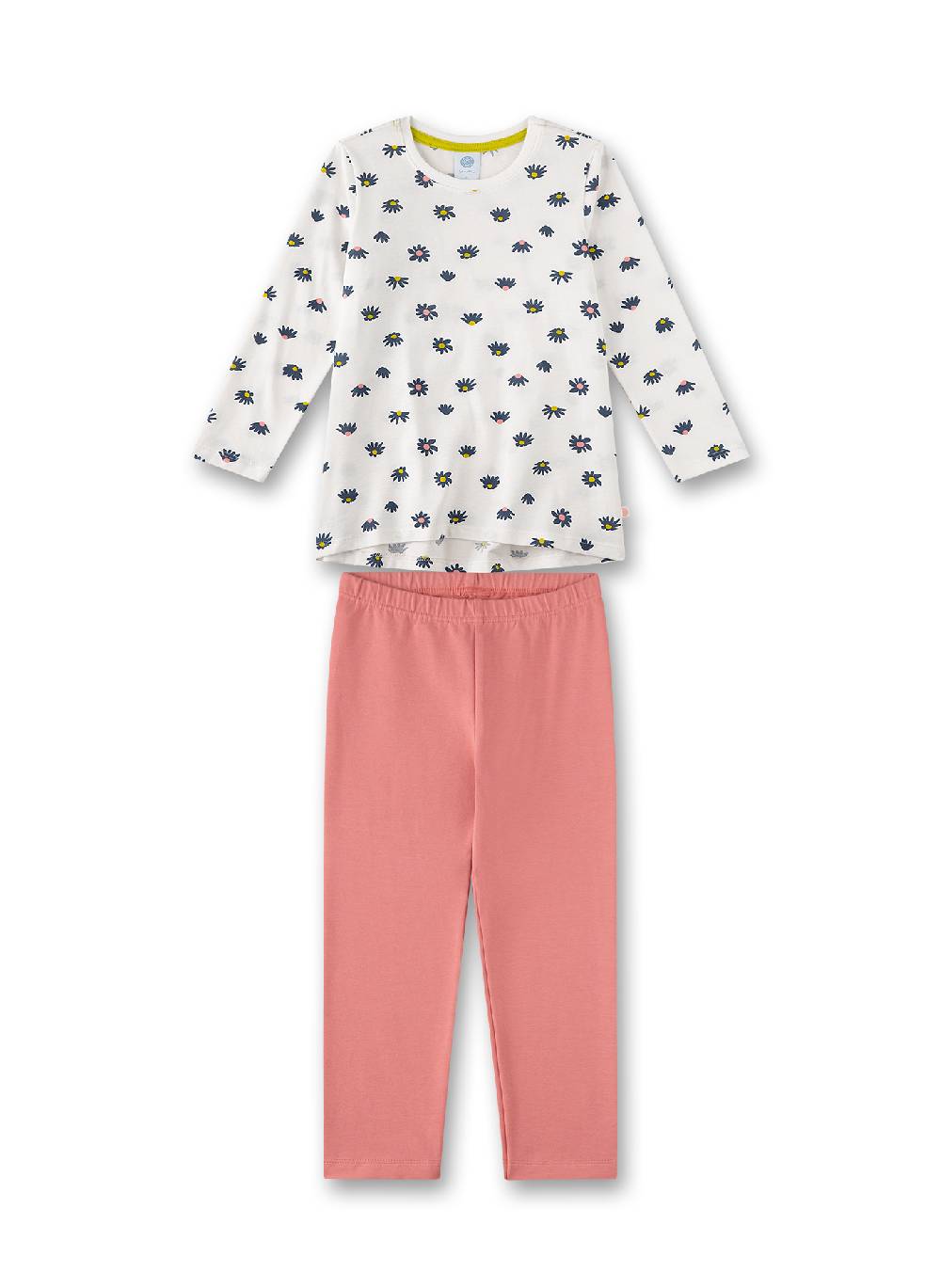 Sanetta Mädchen-Schlafanzug lang Off-White Blitzangebot