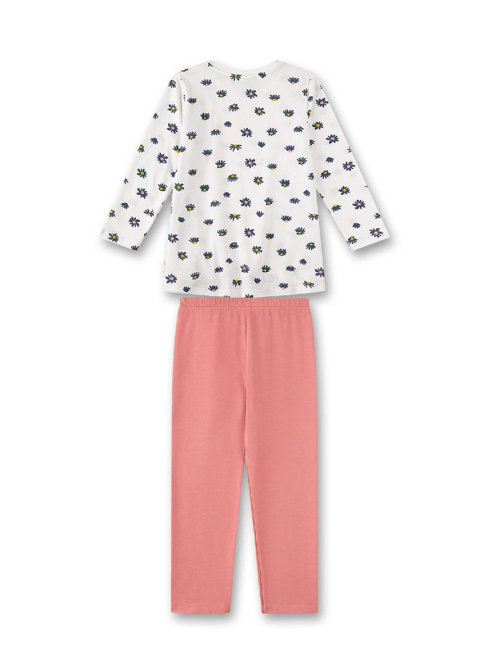 Sanetta Mädchen-Schlafanzug lang Off-White Blitzangebot