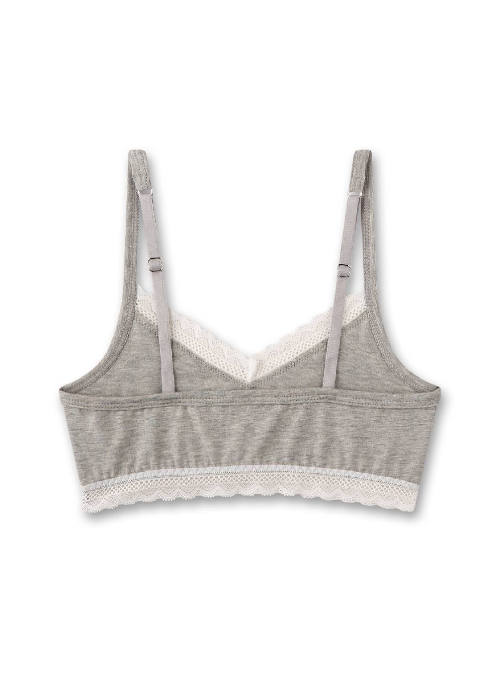 Sanetta Mädchen-Bustier Grau Räumungsverkauf
