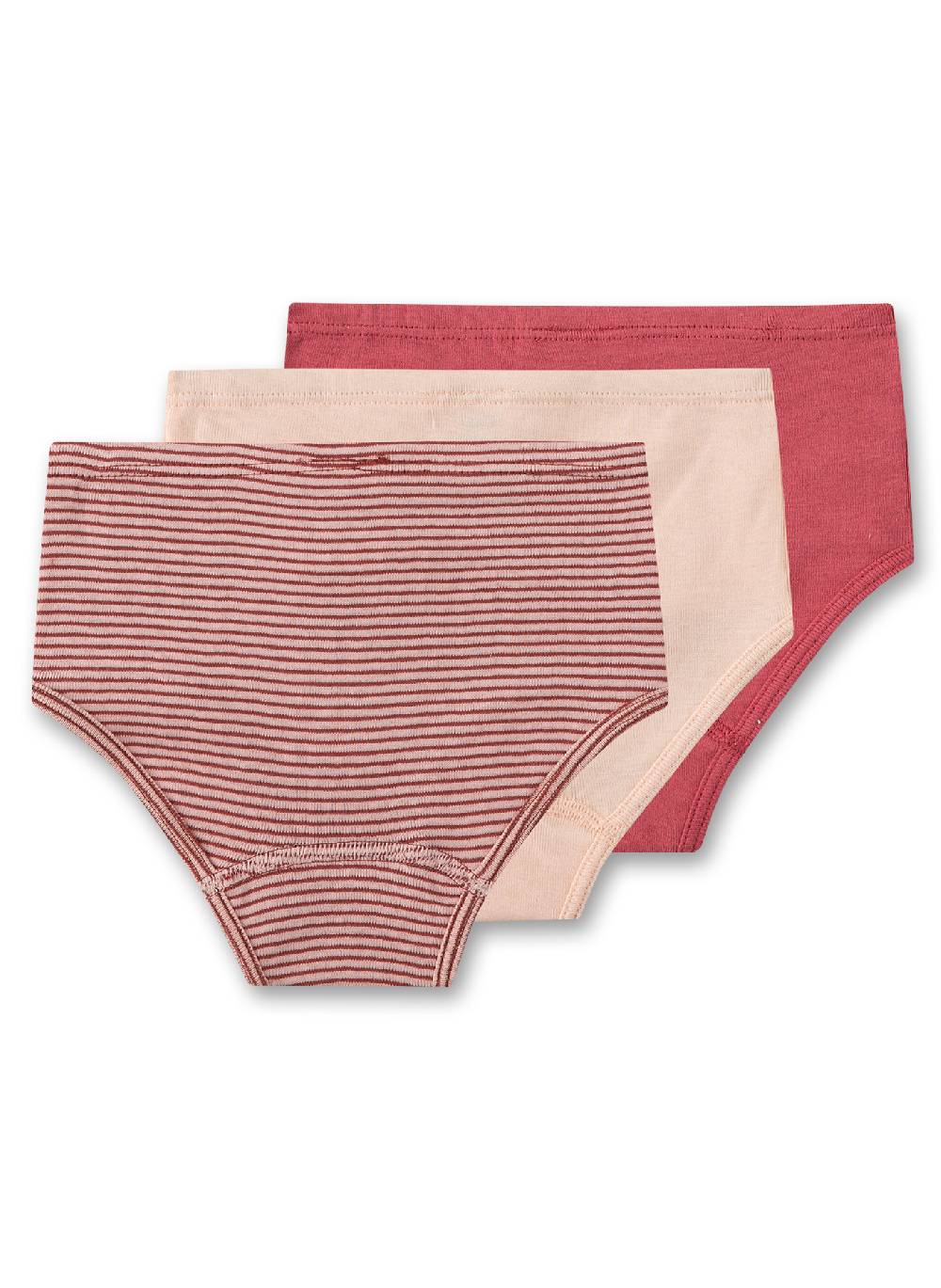 Sanetta Mädchen-Hipslip (Dreierpack) Rot Tägliche Deals