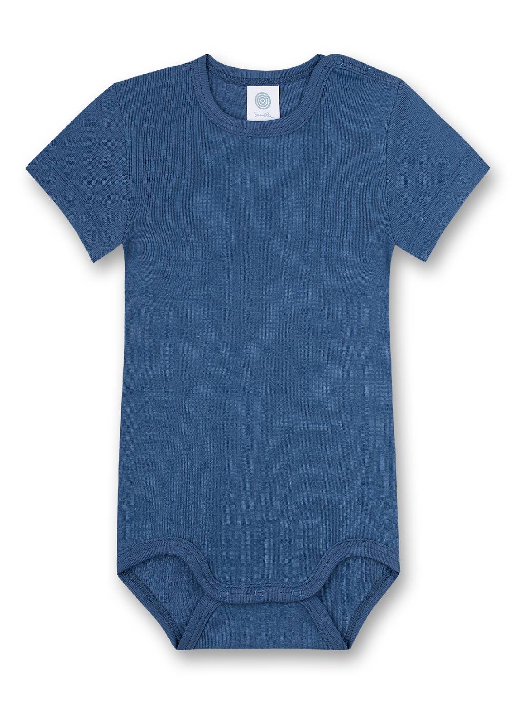 Sanetta Body kurzarm (Dreierpack) Blau Ringel und Weiß Super Sparpreis
