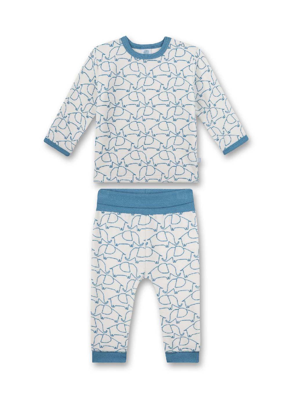 Sanetta Jungen-Schlafanzug lang Off-White Kostenlose Rückgabe