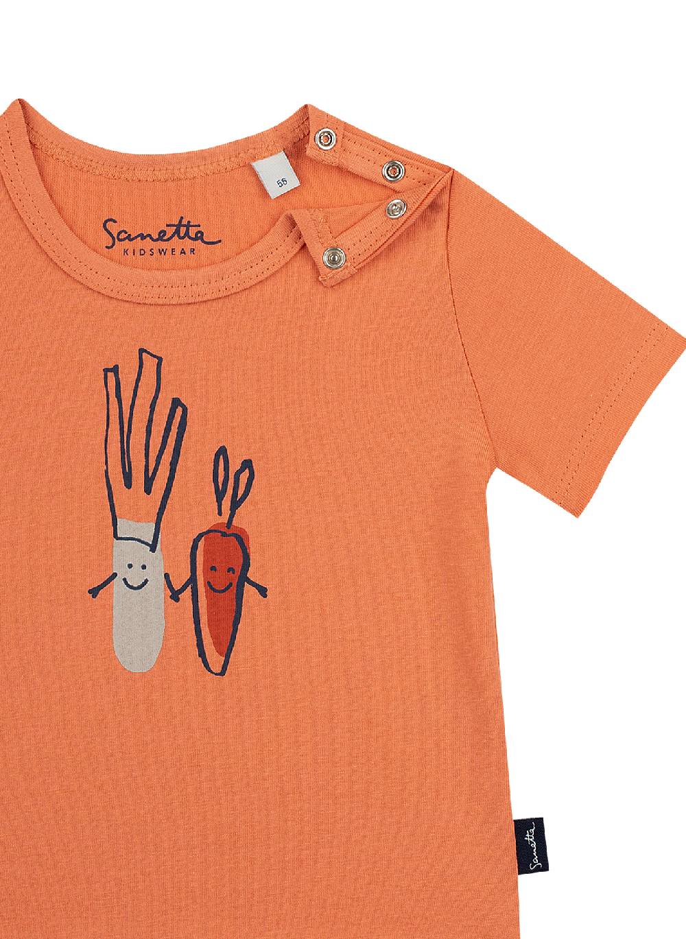 Sanetta Jungen T-Shirt Orange Letzte 2 Tage
