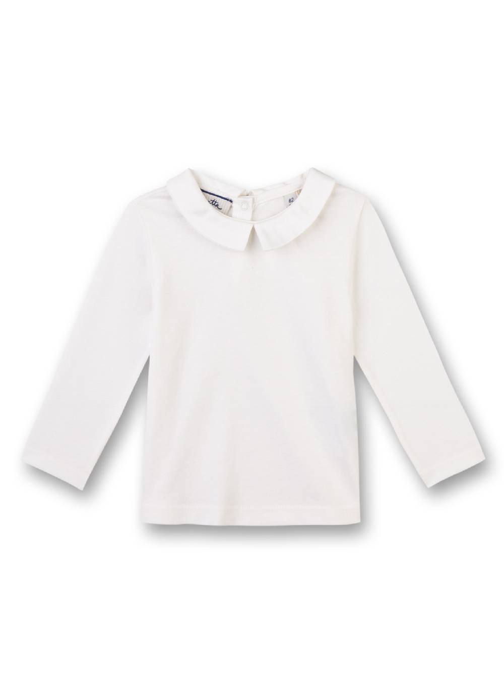Sanetta Unisex-Langarmshirt Off-White Bis zu 50% Rabatt