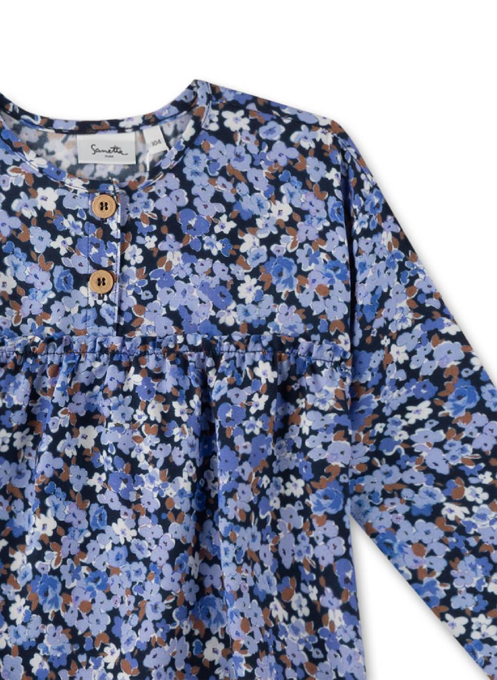 Sanetta Mädchen-Bluse Blau Sonderangebote
