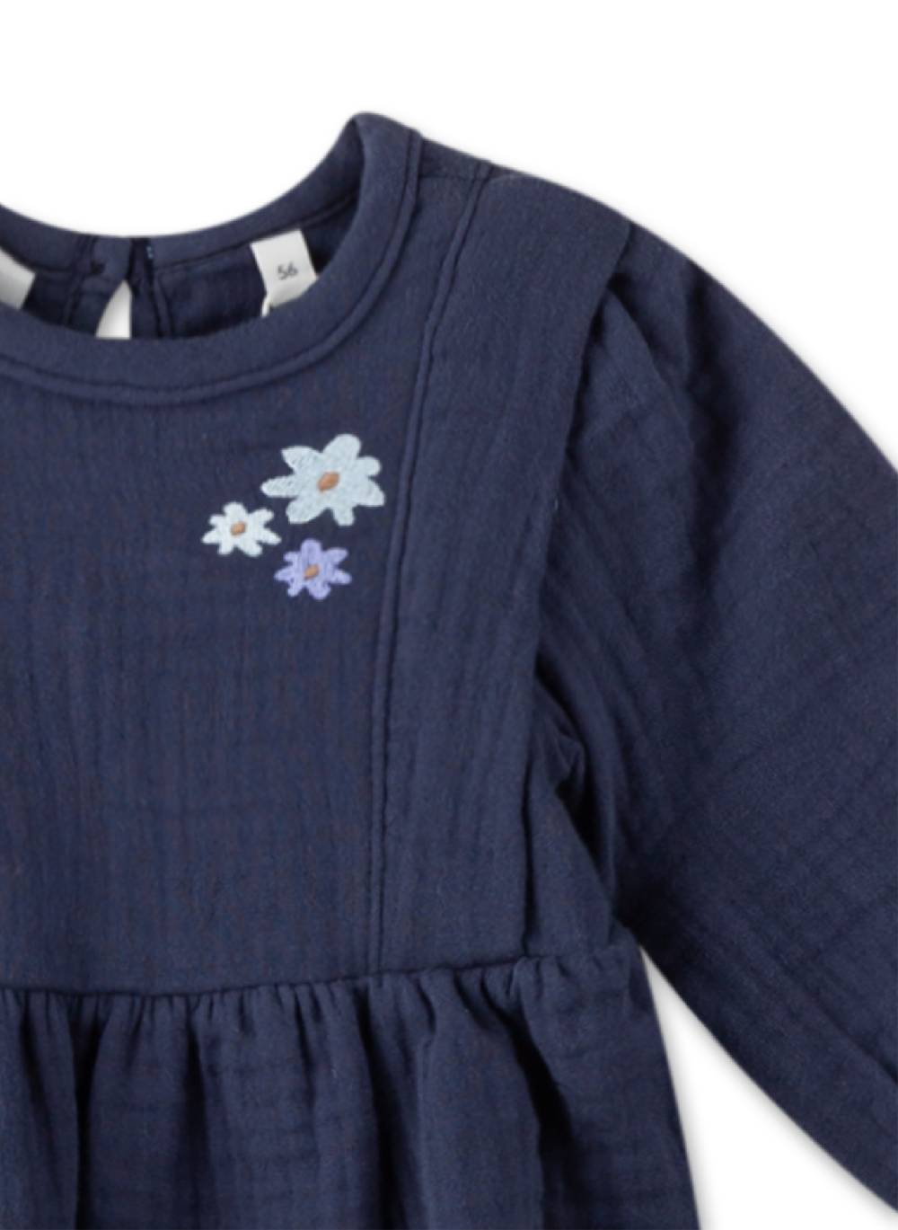 Sanetta Mädchen-Kleid Blau Riesige Ersparnisse