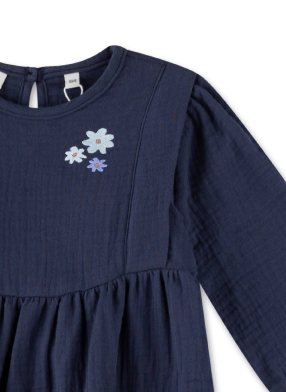 Sanetta Mädchen-Kleid Blau Riesige Ersparnisse