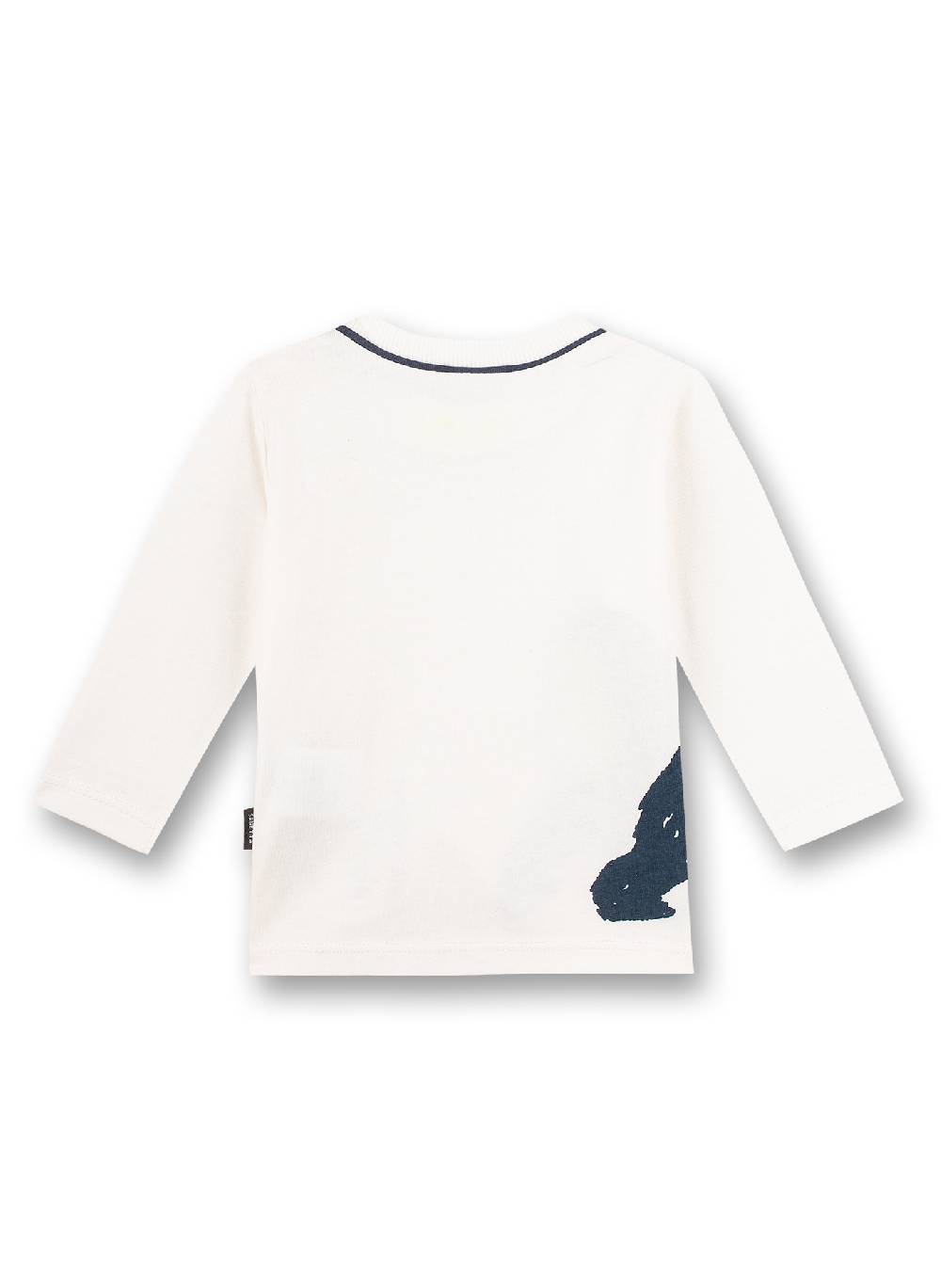 Sanetta Jungen-Shirt langarm Off-White Monkey Funky Fabrikladen