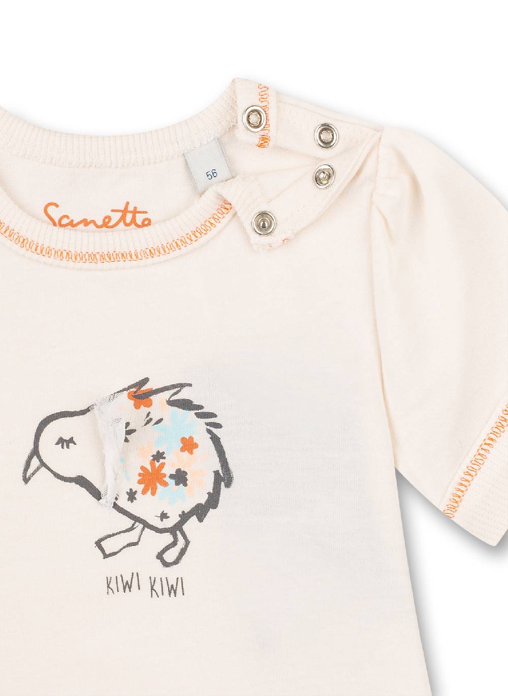 Sanetta Mädchen T-Shirt Weiß Kangaroo Günstiger Verkauf