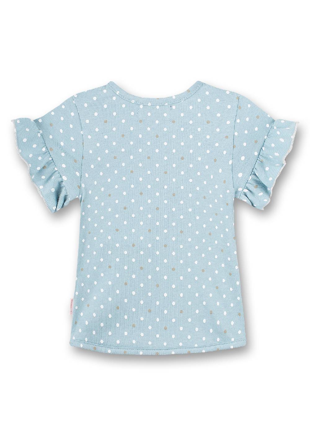 Sanetta Mädchen T-Shirt Hellblau Dots-Allover Fluffy Duckling Versandkostenfrei