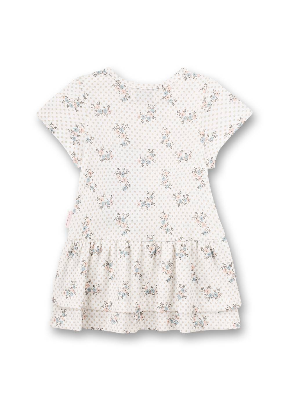 Sanetta Mädchen-Kleid Off-White Dots-Allover Fluffy Duckling Online Shopping