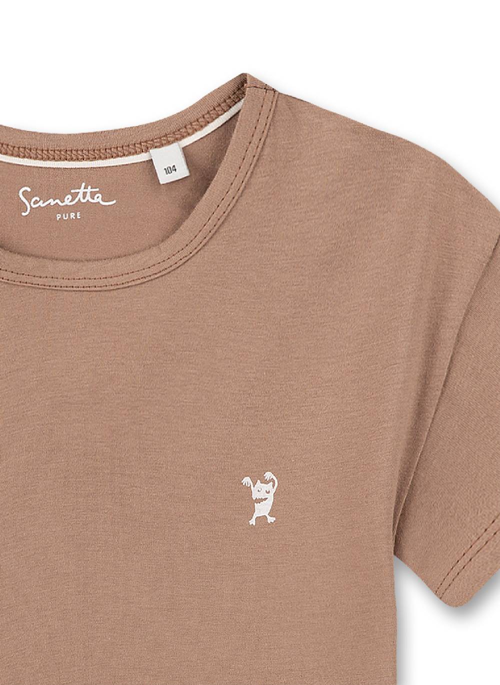 Sanetta Unisex T-Shirt Braun Jubiläumsangebot