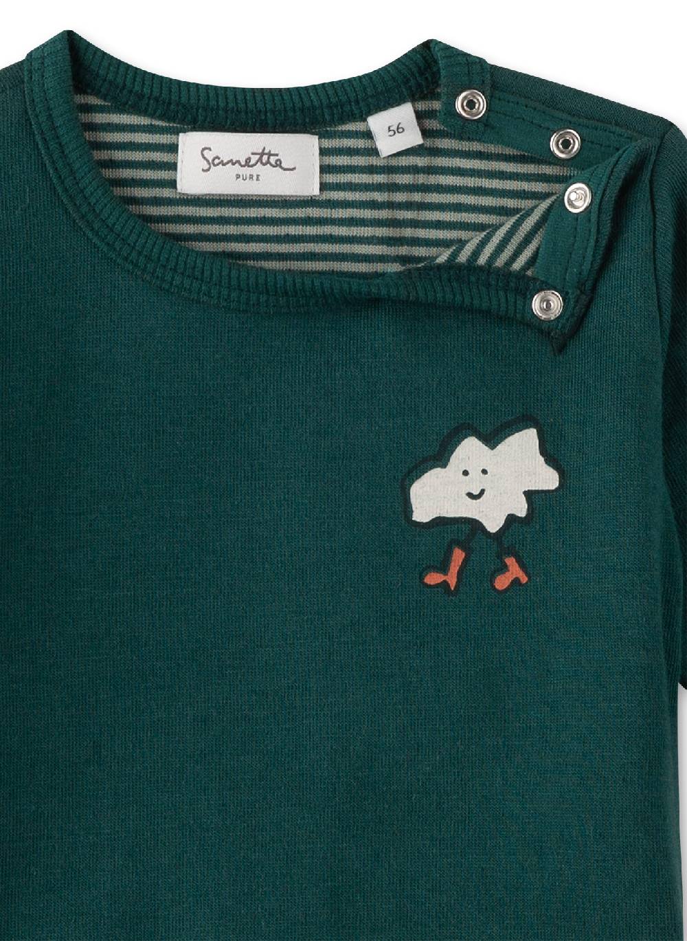 Sanetta Jungen-Sweatshirt Grün Blitzangebot